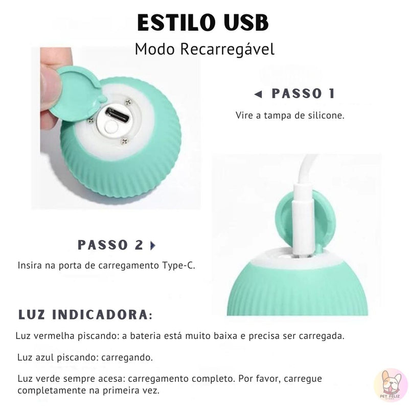 Bola de Rolamento Interativa Automática
