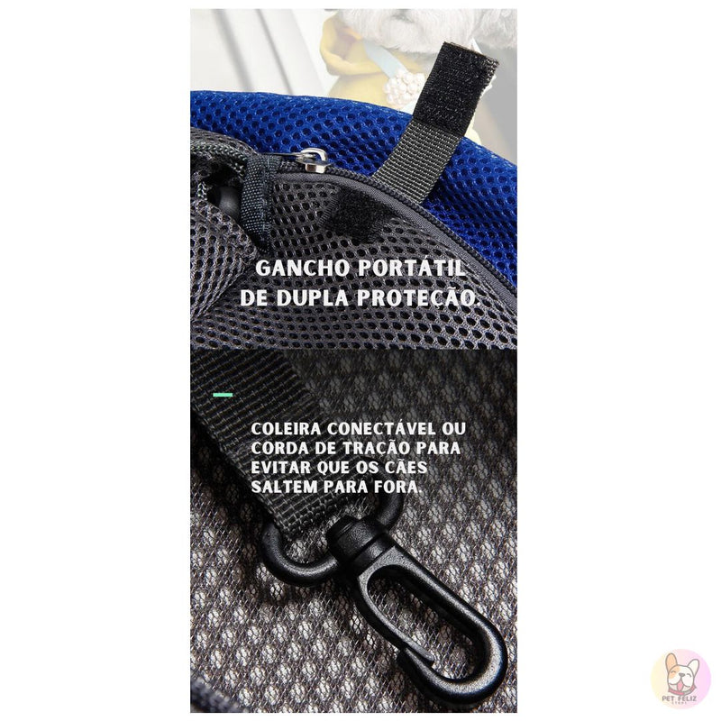 Bolsa Transversal para Transporte de Cães e Gatos