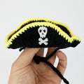 Chapéu pirata com orelha vazada para Gatos